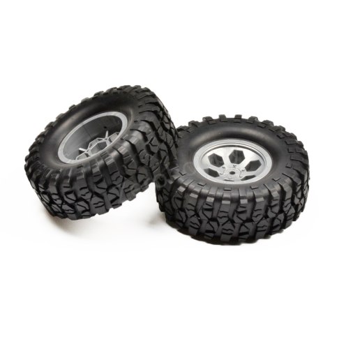 RGT 136100V2 Pre-Mounted Tire Set Type 1 (Grey)