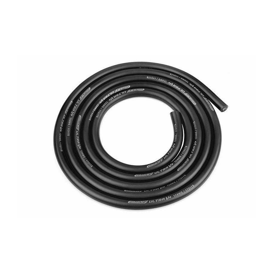 Cable 12AWG Negro Corally Ultra V+ (1M)