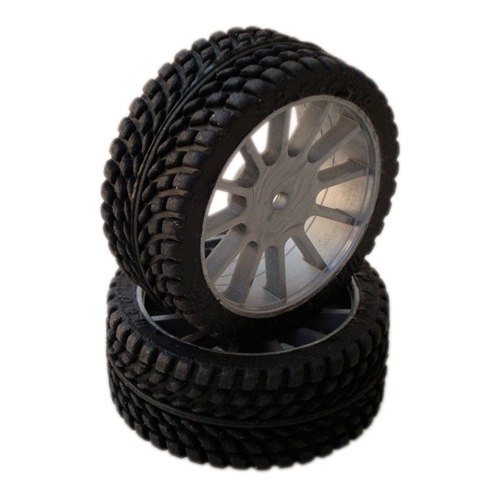 SP 1/10 Tyres Radial Sport - 26mm - Black Wheels