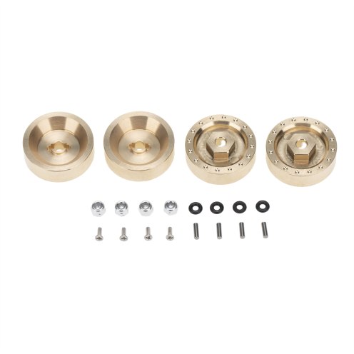 Axial SCX24 6mm Brass Wheel Weight With Hex...
