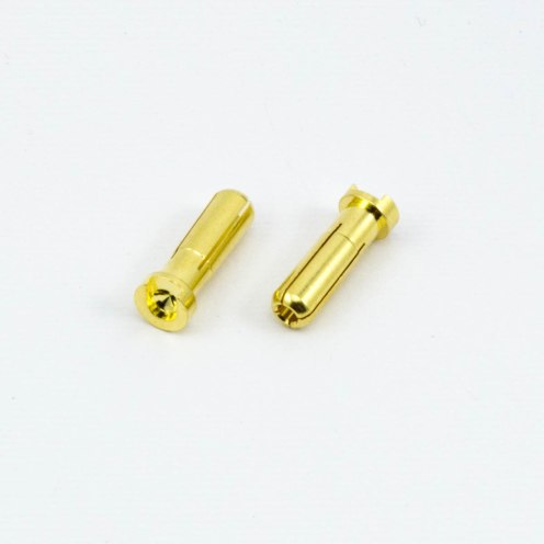 Ultimate Racing 5.0mm Bullet Connector Male (2Pcs)