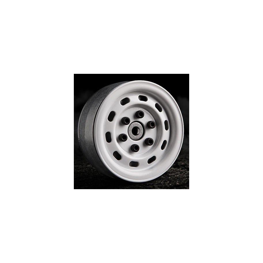 Gmade 1.9 SR02 Gloss White (2) | Crawler Beadlock Wheels